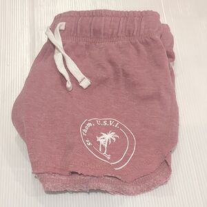 Pink Athletic Girls Shorts